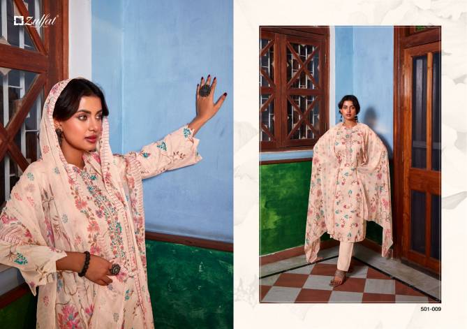Dilreet By Zulfat 001-010 Printed Cotton Dress Material Catalog